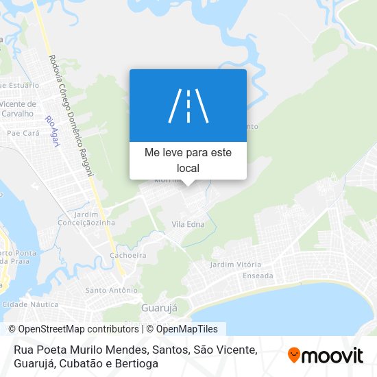 Rua Poeta Murilo Mendes mapa