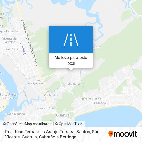 Rua Jose Fernandes Araujo Ferreira mapa