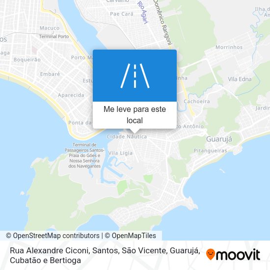 Rua Alexandre Ciconi mapa
