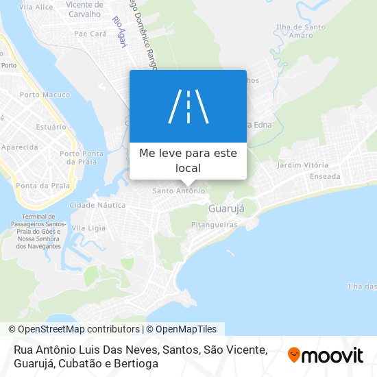 Rua Antônio Luis Das Neves mapa