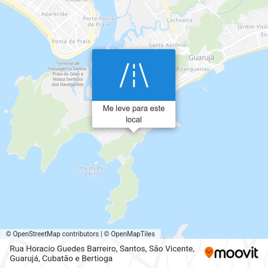 Rua Horacio Guedes Barreiro mapa