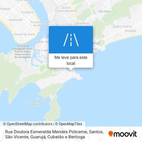 Rua Doutora Esmeralda Mendes Policeme mapa