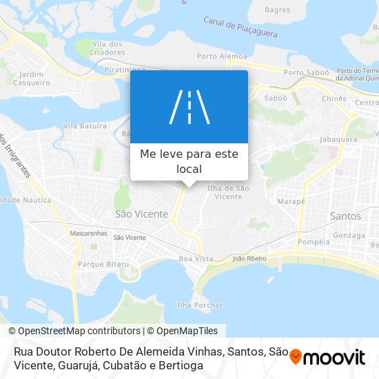 Rua Doutor Roberto De Alemeida Vinhas mapa