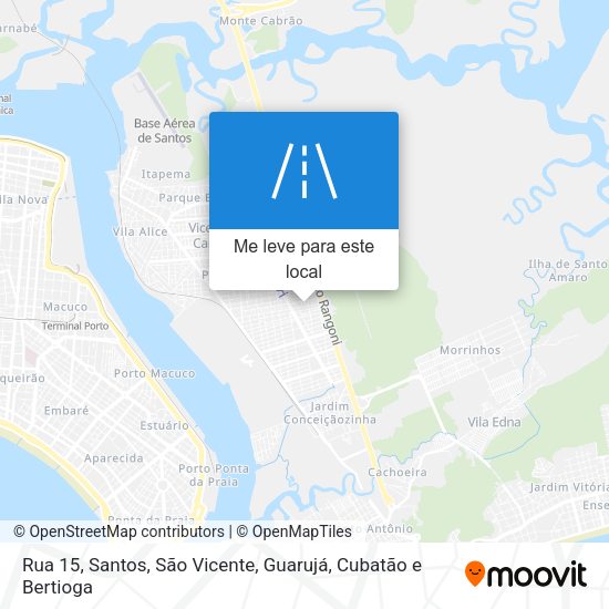 Rua 15 mapa