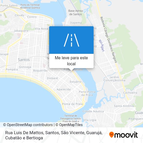 Rua Luis De Mattos mapa