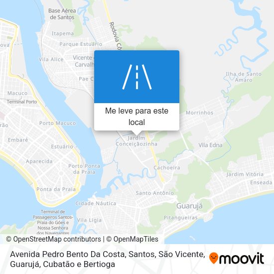 Avenida Pedro Bento Da Costa mapa