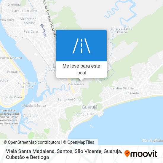 Viela Santa Madalena mapa