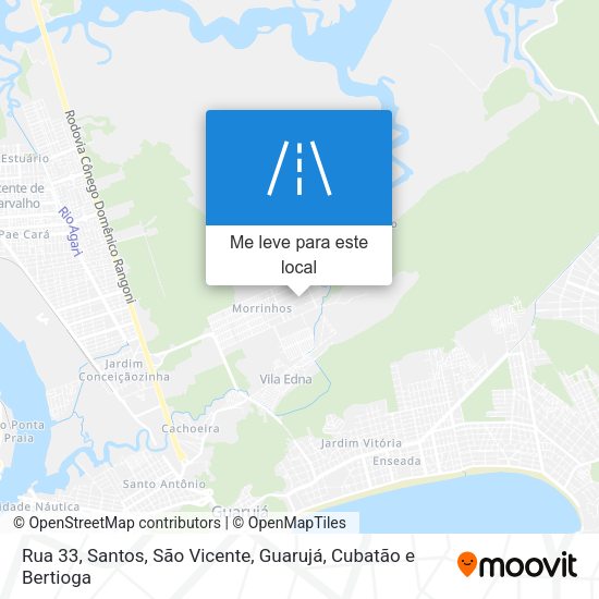 Rua 33 mapa