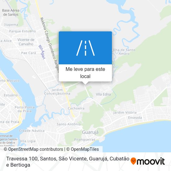 Travessa 100 mapa