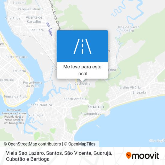 Viela Sao Lazaro mapa