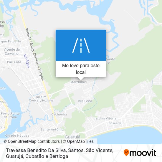 Travessa Benedito Da Silva mapa