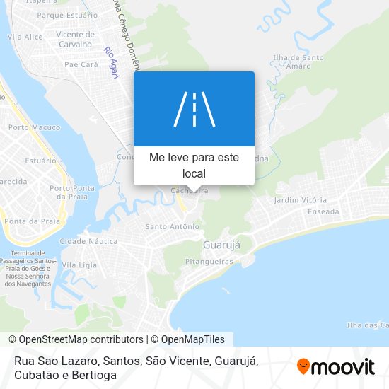 Rua Sao Lazaro mapa