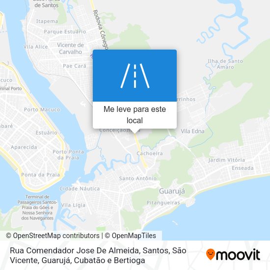 Rua Comendador Jose De Almeida mapa