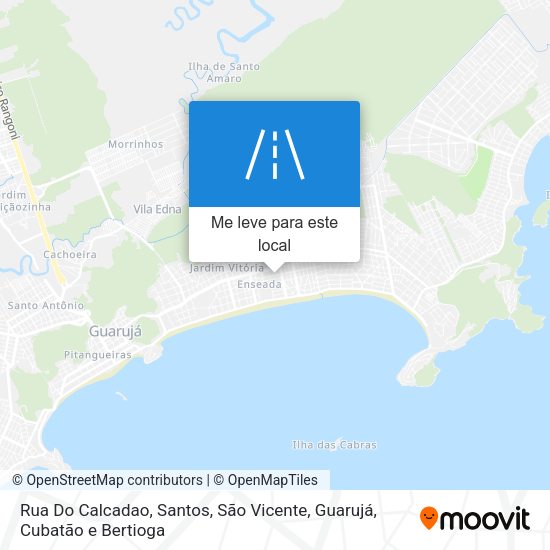 Rua Do Calcadao mapa