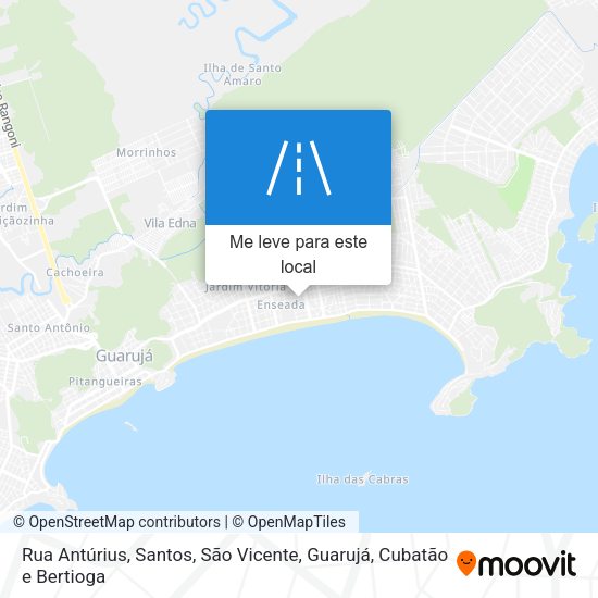 Rua Antúrius mapa