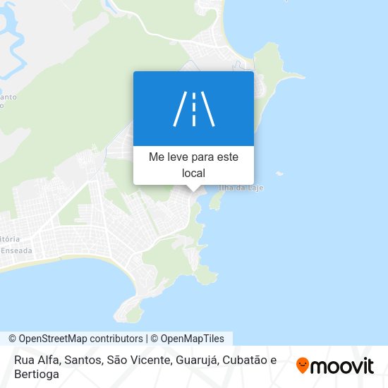 Rua Alfa mapa