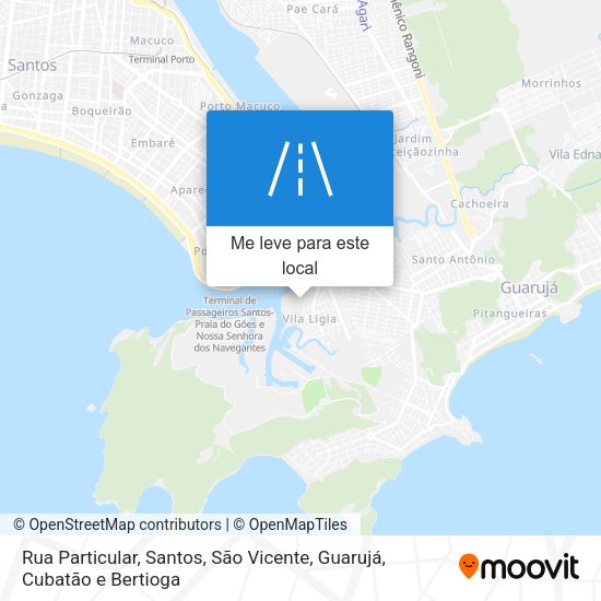 Rua Particular mapa