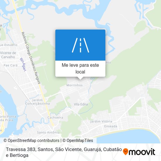 Travessa 383 mapa