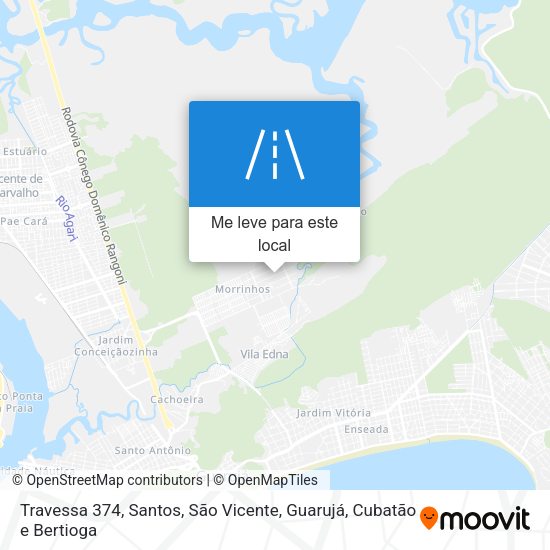 Travessa 374 mapa