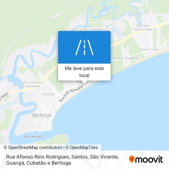 Rua Afonso Reis Rodrigues mapa