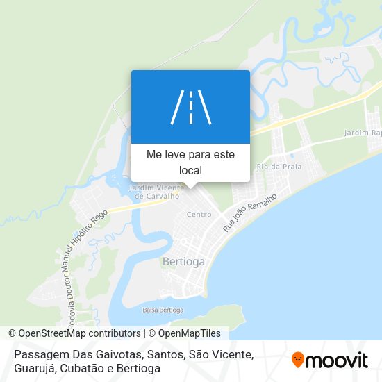 Passagem Das Gaivotas mapa