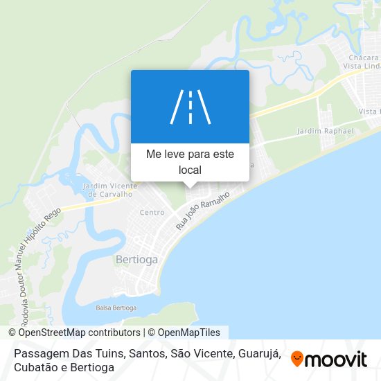 Passagem Das Tuins mapa