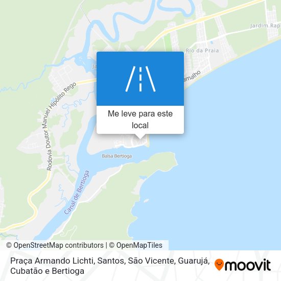 Praça Armando Lichti mapa