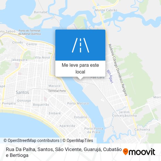 Rua Da Palha mapa