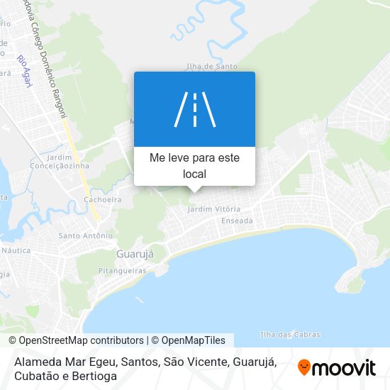 Alameda Mar Egeu mapa