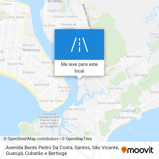 Avenida Bento Pedro Da Costa mapa
