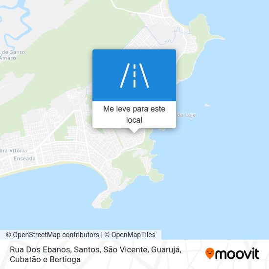 Rua Dos Ebanos mapa