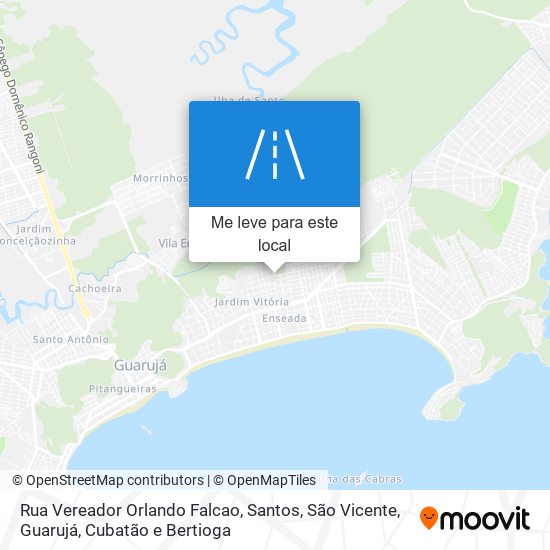 Rua Vereador Orlando Falcao mapa