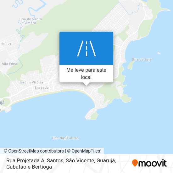 Rua Projetada A mapa