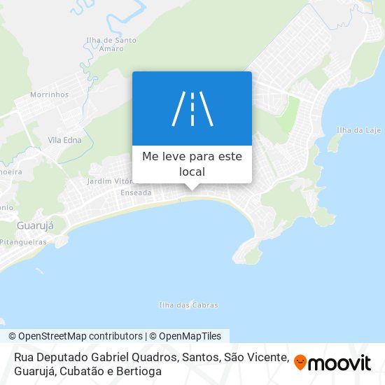 Rua Deputado Gabriel Quadros mapa