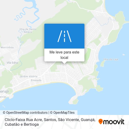 Cliclo-Faixa Rua Acre mapa