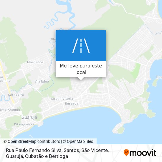 Rua Paulo Fernando Silva mapa