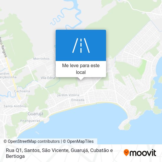 Rua Q1 mapa
