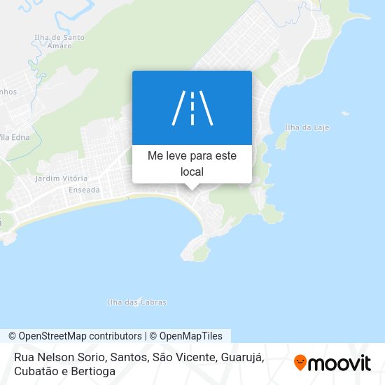Rua Nelson Sorio mapa