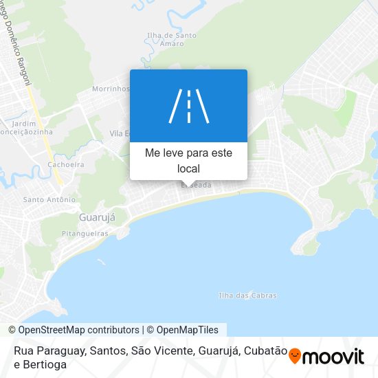 Rua Paraguay mapa