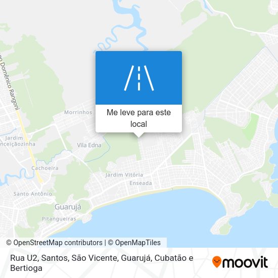 Rua U2 mapa