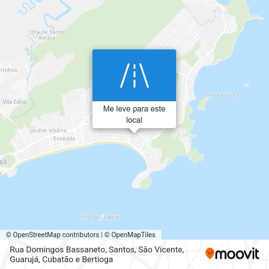 Rua Domingos Bassaneto mapa