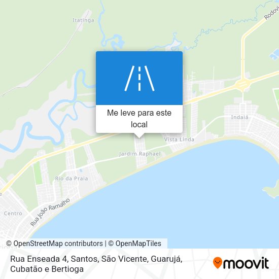 Rua Enseada 4 mapa