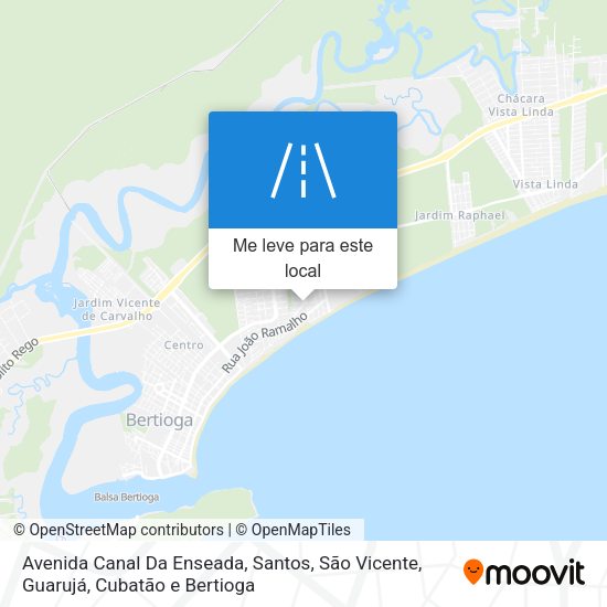 Avenida Canal Da Enseada mapa