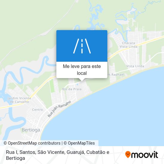 Rua I mapa