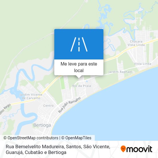 Rua Bemelvelito Madureira mapa