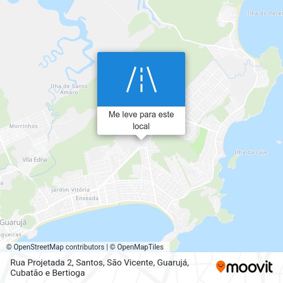 Rua Projetada 2 mapa