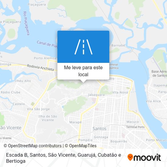 Escada B mapa