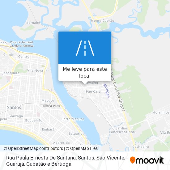 Rua Paula Ernesta De Santana mapa