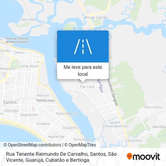 Rua Tenente Raimundo De Carvalho mapa