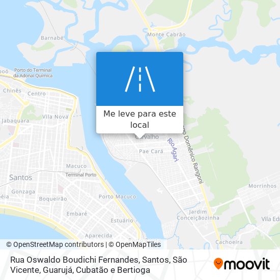Rua Oswaldo Boudichi Fernandes mapa